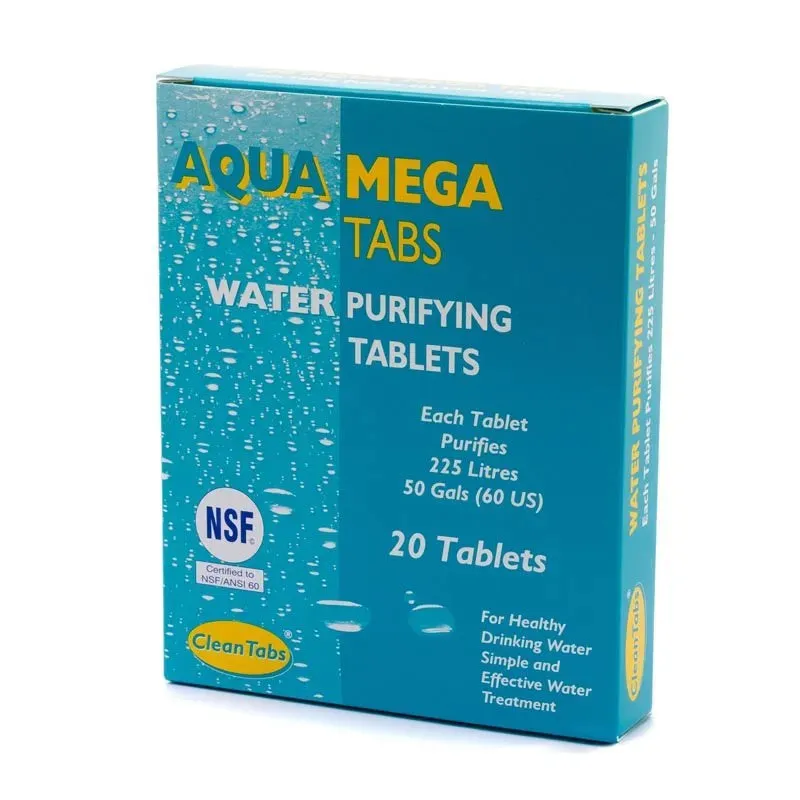 Aqua Clean Mega Tabs - Water Purifying Tablets