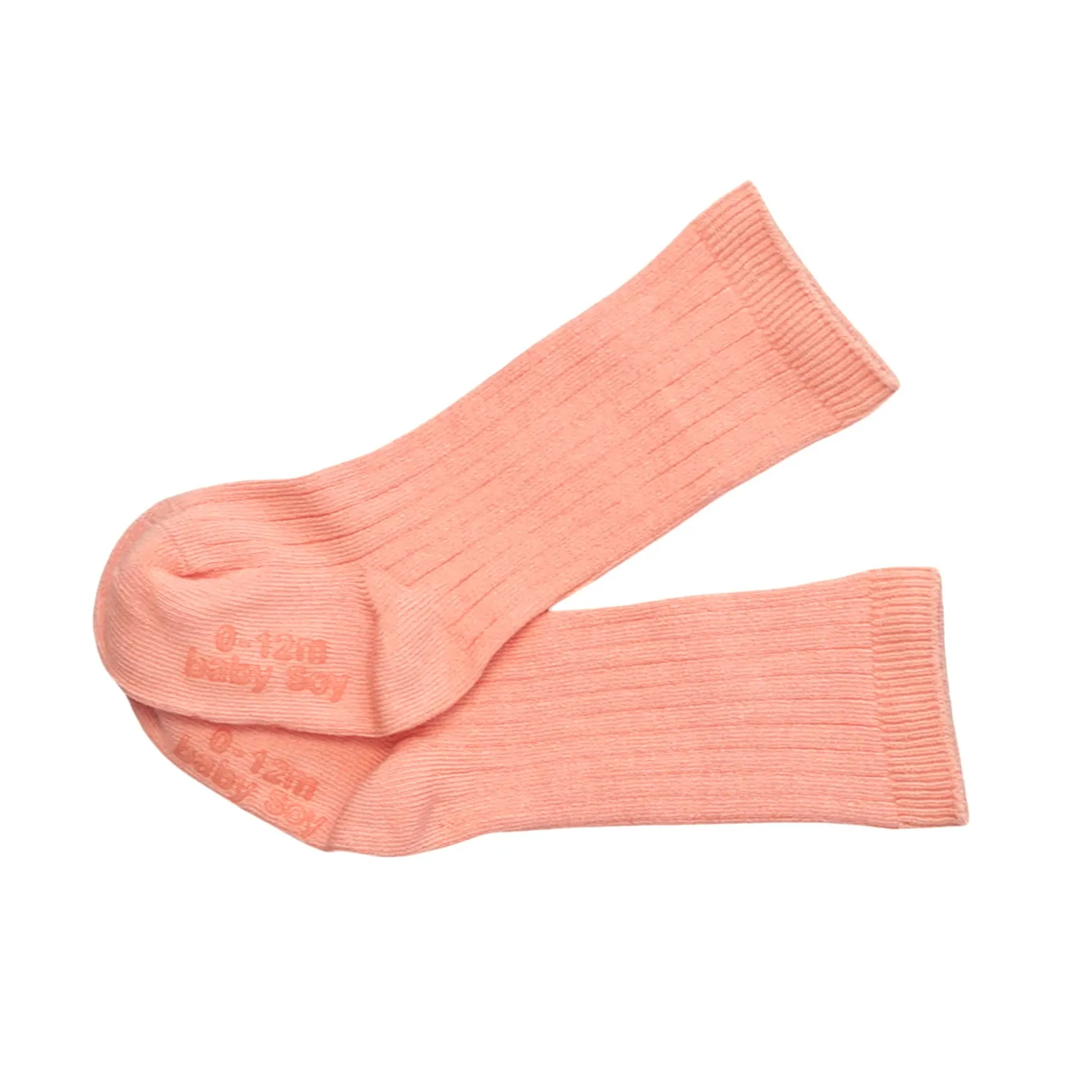 Baby Solid Colored Non-Slip Knee High Socks