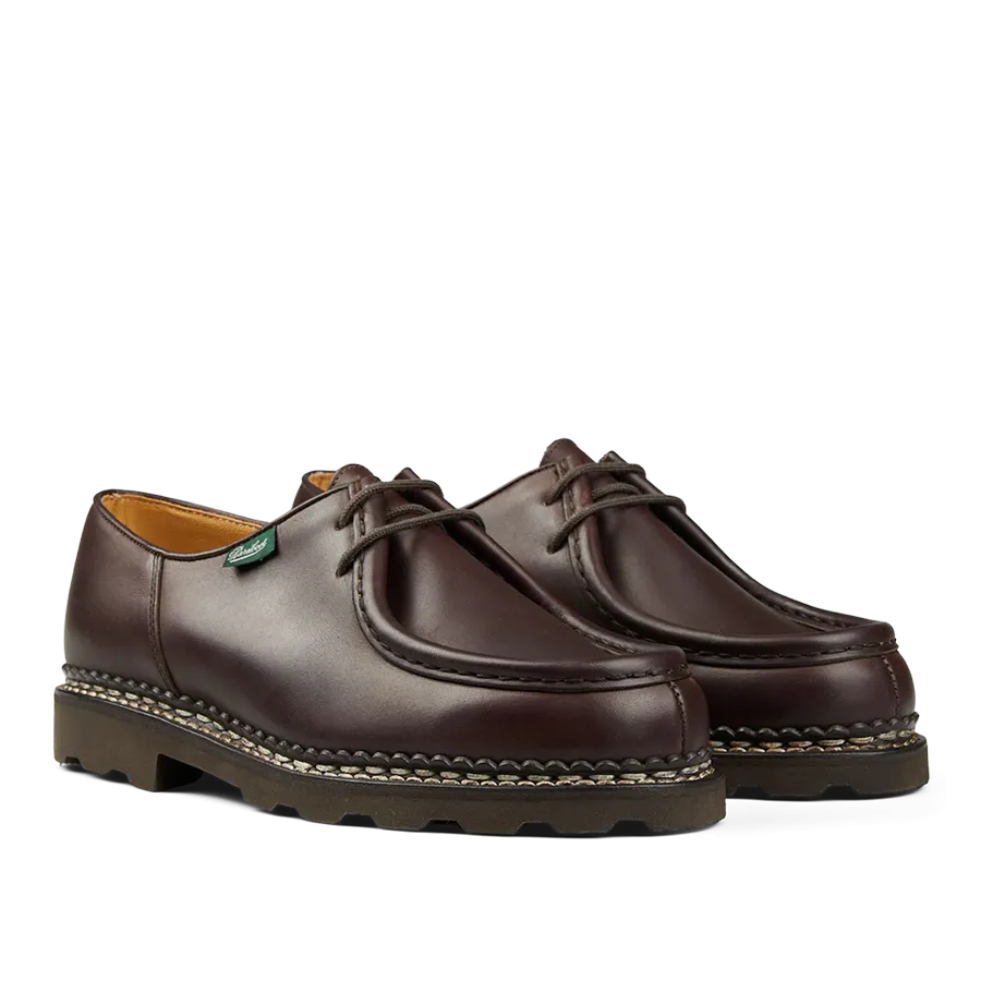 Brown Lis Cafe Leather Michael Derbies