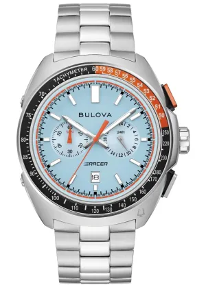 BULOVA GENTS CLASSIC RACER CHRONOGRAPH BLUE DIAL STAINLESS 98B432