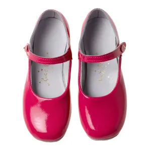 Button Strap Slippers, Fuschia Patent