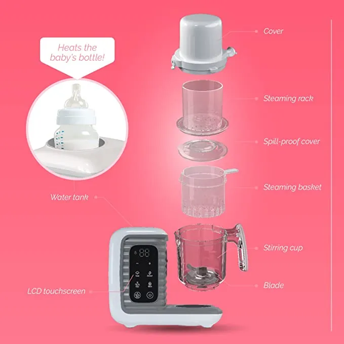 Children of Design 8 in 1 Smart Baby Food Maker & Processor