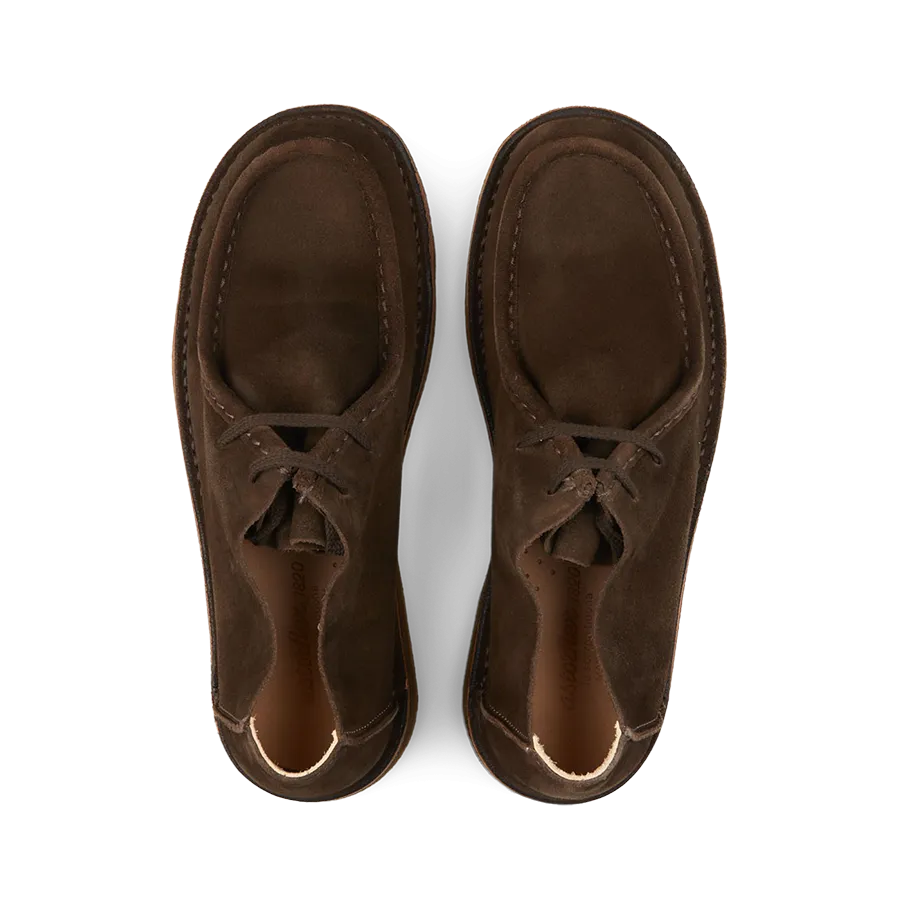 Dark Chestnut Suede Beenflex Derbies