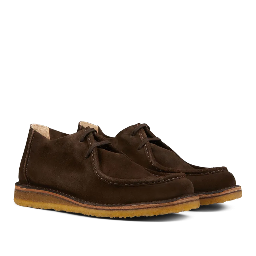 Dark Chestnut Suede Beenflex Derbies