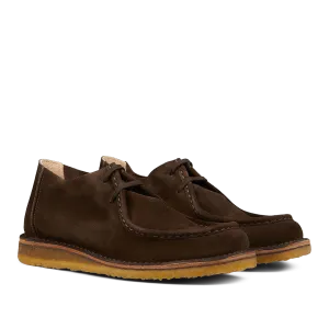 Dark Chestnut Suede Beenflex Derbies