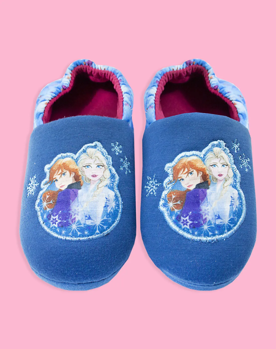 Disney Frozen 2 Anna & Elsa "Nature Is Magical" Girl's Novelty Character Slippers