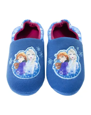 Disney Frozen 2 Anna & Elsa "Nature Is Magical" Girl's Novelty Character Slippers