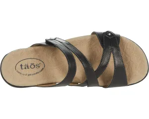 Double U Taos Footwear Sandals, Black