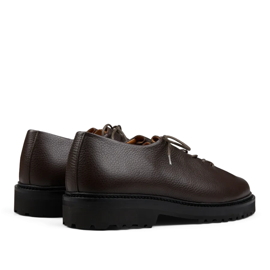 Ebano Grained Calf Leather Edouard Derbies