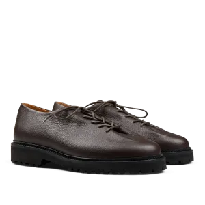 Ebano Grained Calf Leather Edouard Derbies