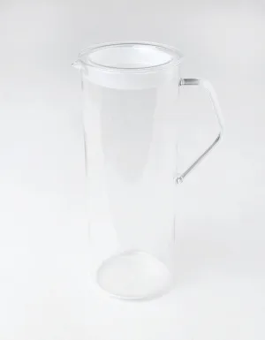 Glass Handled Water Pitcher