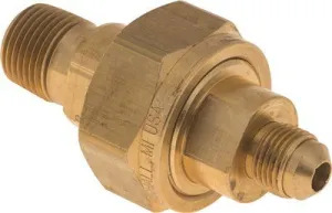 Mec Space-Saver Dielectric Union 1/2 Inch  Mnpt X 3/8 Inch  Male Flare Brass