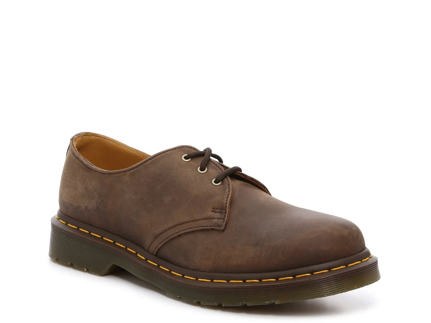 Men's Oxford shoes Dr. Martens Martens 1461 Gaucho Crazy Horse, dark brown