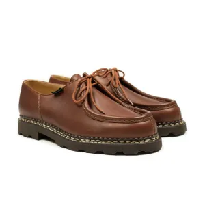 Michael tyrolean derbies in Marron Lisse brown leather