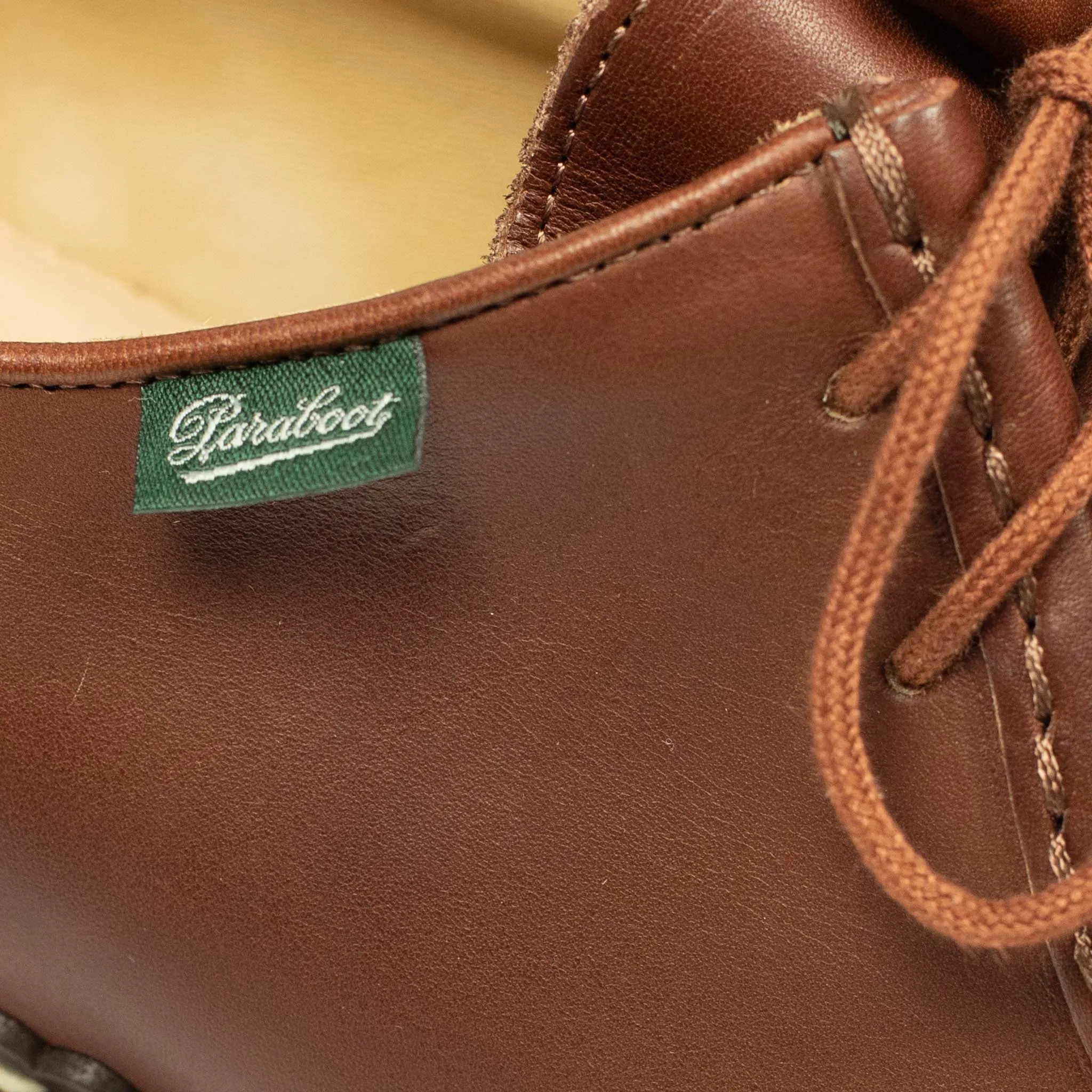 Michael tyrolean derbies in Marron Lisse brown leather
