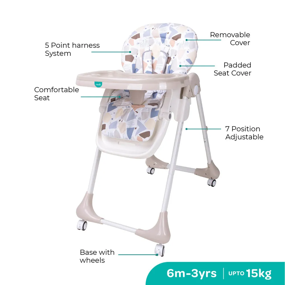 Moon Apex High Chair White & Pink 6 months to 3 years