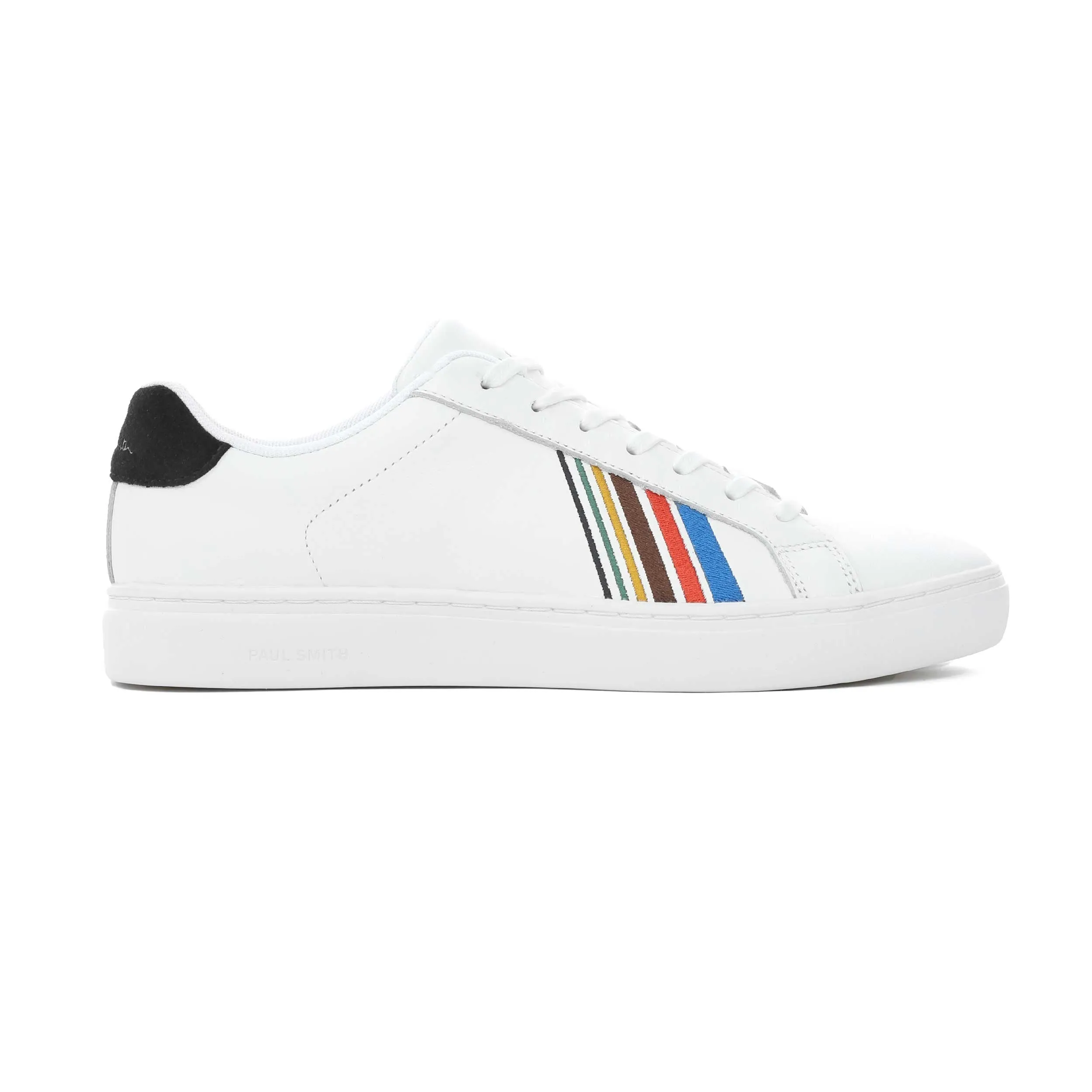 Paul Smith Mens Rex White Leather Trainers