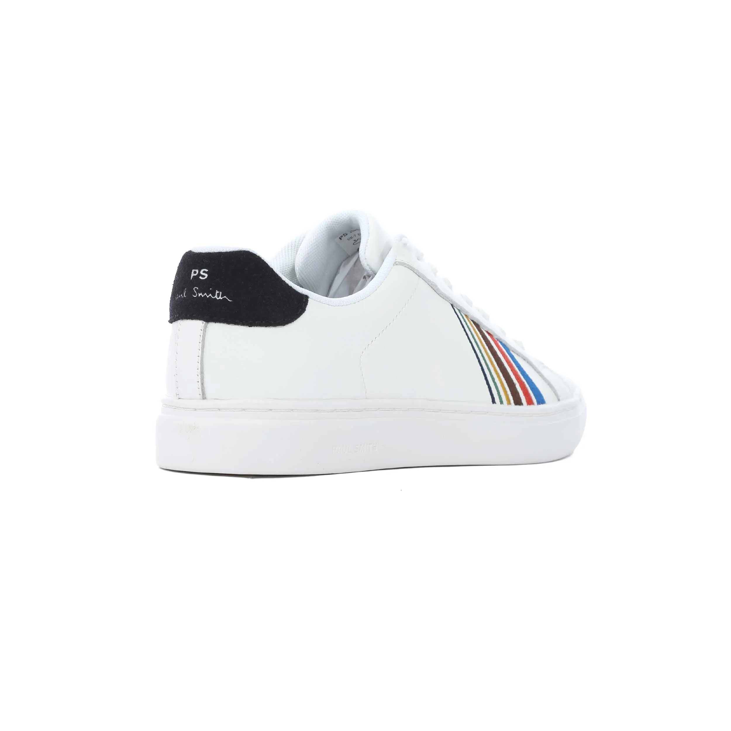 Paul Smith Mens Rex White Leather Trainers