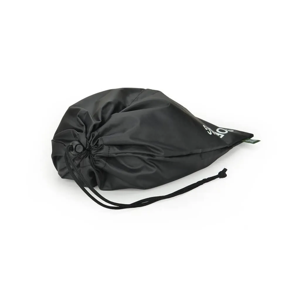 Recycled Travel Shoe Bags 2 Pack Black