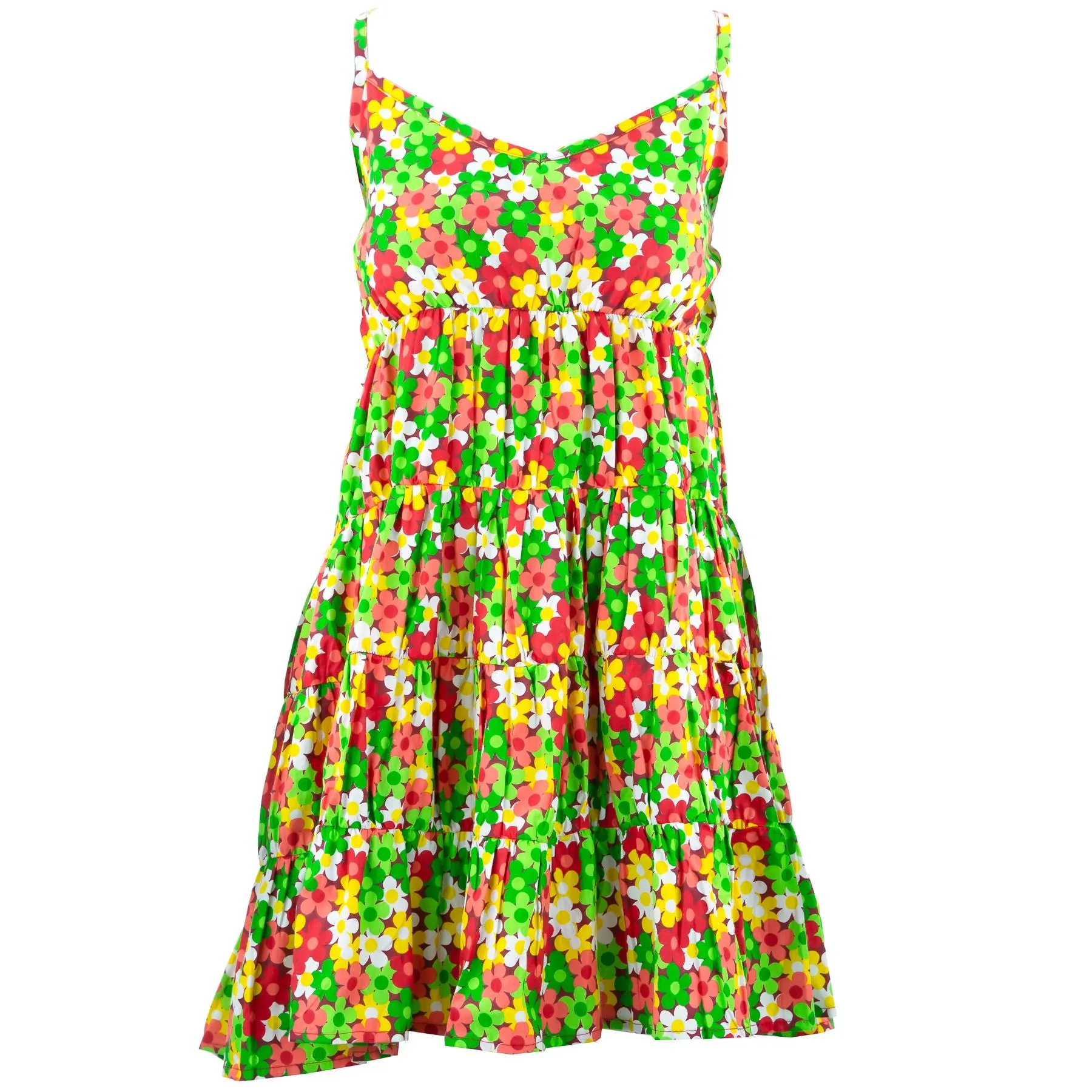 Tier Drop Summer Dress - Flower Power