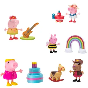 World of Peppa Pig Friends, Limited Edition Peppa pig Articulated Mini Figures Assortment (1Pcs)