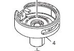 XC4141121 OUTER ROTARY HOOK ASSY