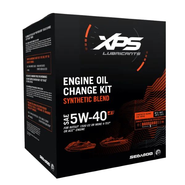 XPS Sea Doo 4T 5W-40 Synthetic Blend Oil Change Kit For Engines Of 1500 Cc Or More