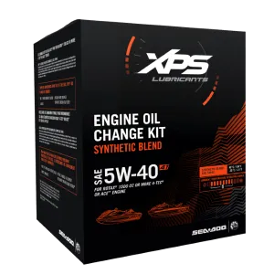 XPS Sea Doo 4T 5W-40 Synthetic Blend Oil Change Kit For Engines Of 1500 Cc Or More